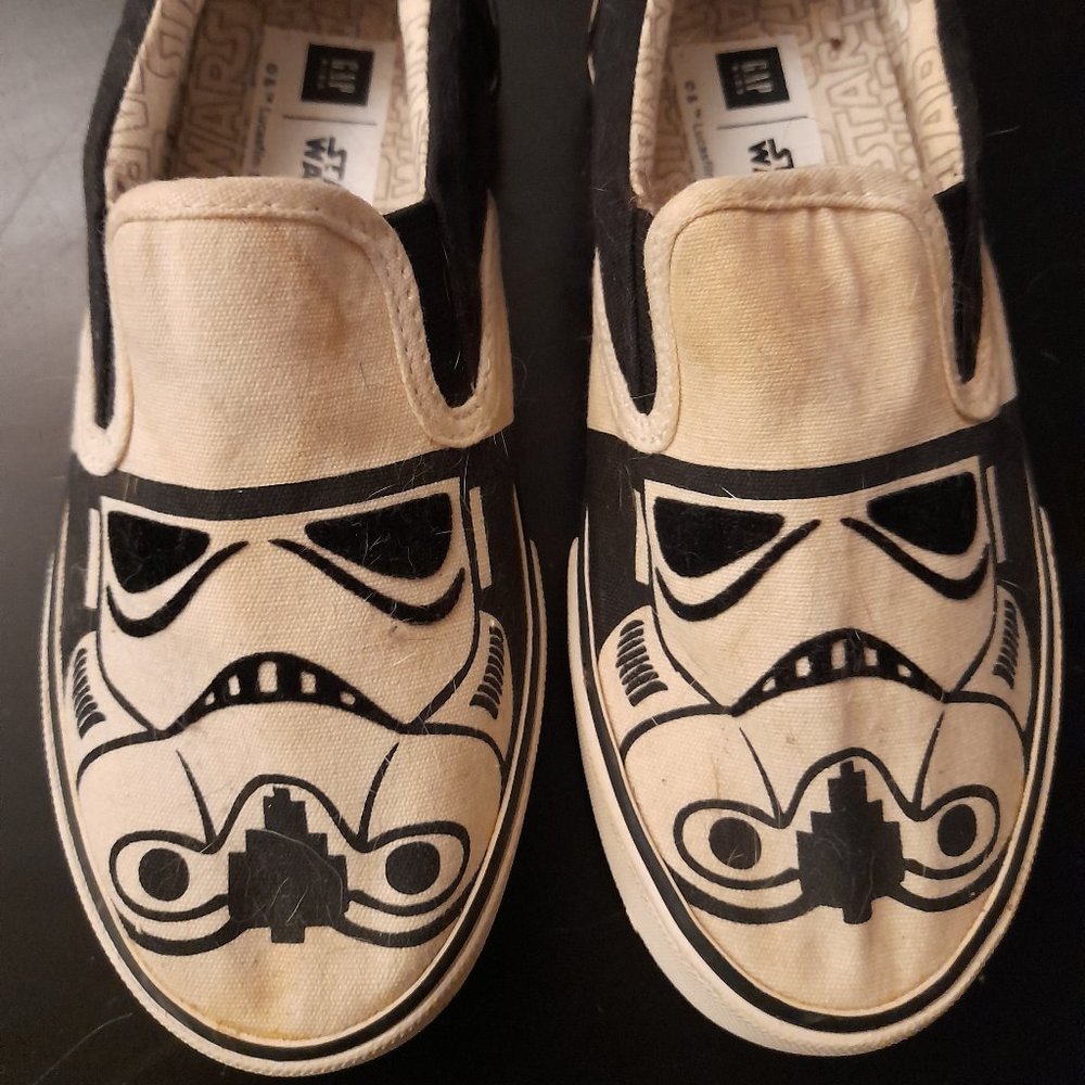 Channel the force in these Star Wars slip on shoes